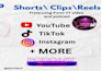 create shorts from your long podcast video editing